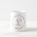 Search for pink and gray mugs Initial