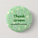 Search for think green round badges Earth
