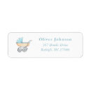 Search for baby stroller return address labels Watercolor