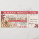 Search for aeroplane ticket wedding invitations Beach