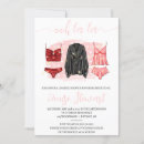 Search for red lingerie shower invitations Ooh la la