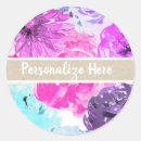 Search for violet flower stickers Birthday
