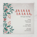 Search for fa la la la la invitations Green