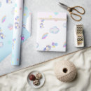 Search for rainbow unicorn party wrapping paper Cute