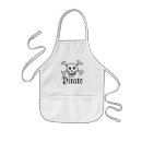 Search for kids pirate aprons Crossbones