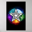 Search for wiccan posters Pentagram