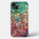 Search for mermaid scales iphone cases Green