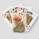 Search for flamingo playing cards Botanical