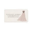 Search for wedding dress return address labels Party
