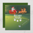 Search for funny golf christmas cards Santa