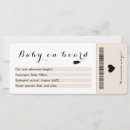 Search for boarding pass baby pregnancy invitations Gender neutral