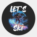 Search for downhill ski stickers Funny