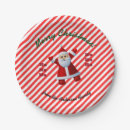 Search for candy cane christmas plates Santa