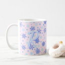 Search for elegant snowflakes mugs Girly