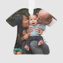 Search for two sided photo christmas tree decorations Merry