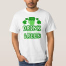 Search for drink till tshirts Green