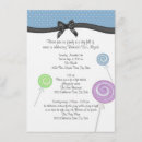 Search for candy 4x6 invitations Sweet