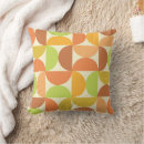 Search for lime green and orange cushions Retro