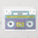 Search for boombox invitations Retro