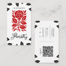 Search for black red business cards Beauty