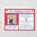 Search for red white and blue balloons invitations Party