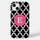 Search for pink and black iphone cases Quatrefoil
