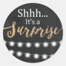 Search for surprise baby stickers Birthday