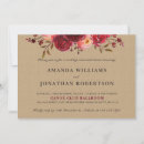 Search for autumn rehearsal dinner invitations Marsala