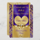 Search for purple vow renewal invitations Anniversary