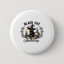 Search for black cat round badges Election