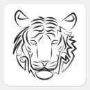Search for black and white tiger stickers Animal