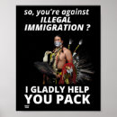 Search for illegal posters Immigration