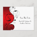 Search for red black save the dates Swirls