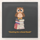 Search for book lover coasters Bibliophile
