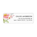 Search for pink purple floral return address labels Pretty