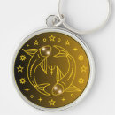 Search for zodiac premium round key rings Mystical