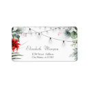 Search for pine branches return address labels Winter