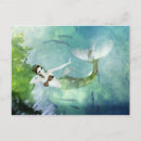 Search for mermaid paintings postcards Fish