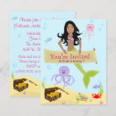 Search for underwater birthday invitations Girl birthday party
