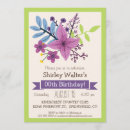 Search for purple and lime green invitations Retro