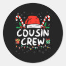 Search for funny cousin stickers Santa