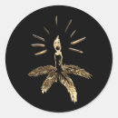 Search for black candle stickers Black and gold
