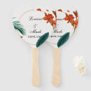 Search for wedding invitations for hand fans Floral
