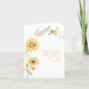 Search for fall sunflowers wedding thank you cards Bridal shower
