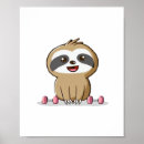 Search for cartoon gym posters Kawaii