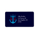 Search for 50s return address labels Blue