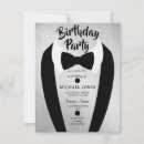 Search for all men invitations Black