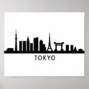 Search for japan travel posters Tokyo skyline