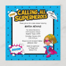 Search for girl super hero invitations Cape