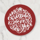 Search for happy new year gift tags Typography